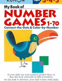 KUMON WORKBOOKS MY BOOK OF NUMBER GAMES 1-70  AGES 3 4 5 Cheap