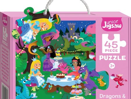 Junior Jigsaw Small: Dragons & Princesses Online Hot Sale