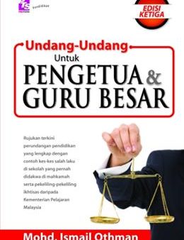 Undang-Undang untuk Pengetua dan Guru Besar, 3E Cheap