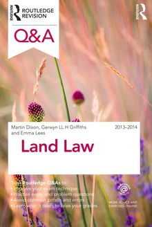 Q&A Land Law 2013-2014 Supply