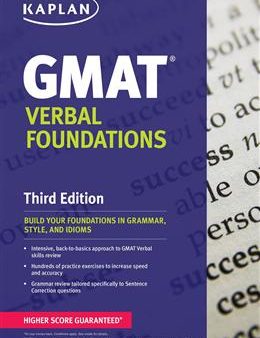 Kaplan GMAT Verbal Foundations, 3E Discount