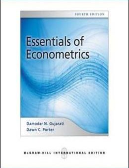 Essentials of Econometrics, 4E Fashion