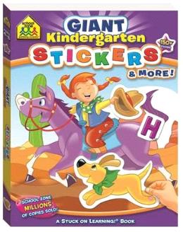 Giant Workbooks: Giant Kindergarten Stickers & More! For Sale