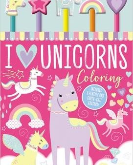 I Love Unicorns Coloring Fashion