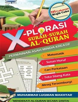 X-Plorasi Surah-Surah Al-Quran (Permainan Uji Minda Kreatif) Discount