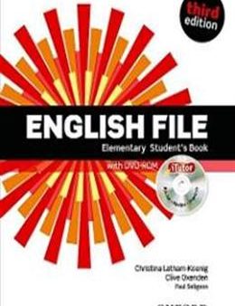 ENGLISH FILE 3ED ELEMENTARY: STUDENT`S BOOK AND ITUTOR PACK Sale