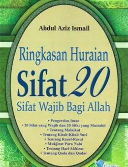 Ringkasan Huraian Sifat 20 Sifat Wajib Bagi Allah Online Hot Sale